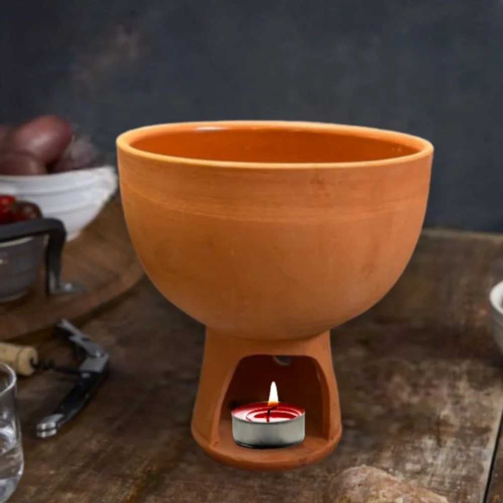 Terracotta Fondue Pot